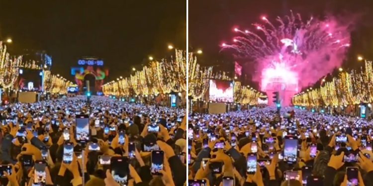 viralni snimak sa dočeka nove godine u parizu je tužna realnost današnjice