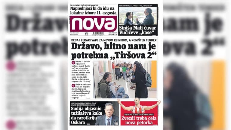 "Nova" piše: Naprednjaci bi da idu na lokalne izbore 11. avgusta